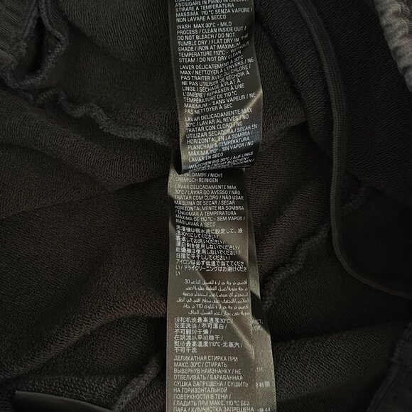 Balenciaga Black & White Loop Sports Logo Sweatpants - Picture 5 of 7